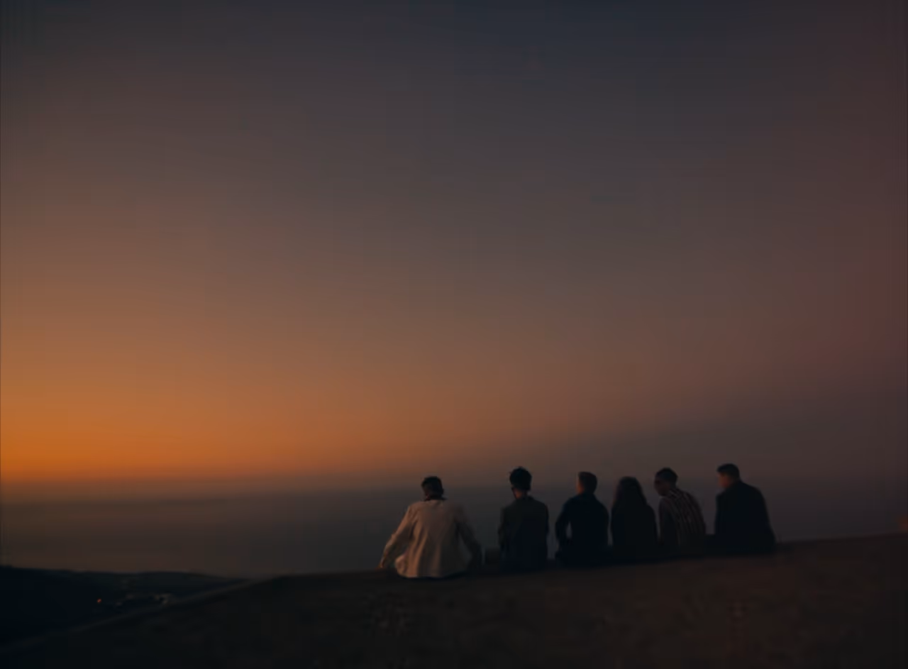 A wide shot from the OneRepublic music video Someday.