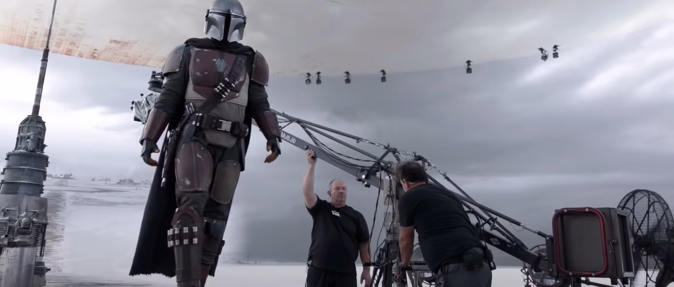 A virtual production LED volume, from the Team Deakins podcast.