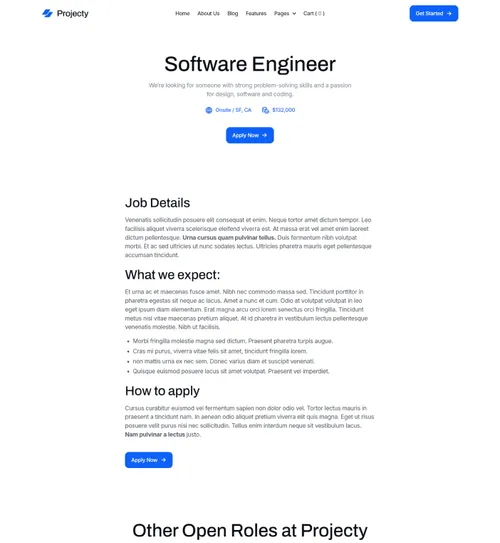 Career Single Page