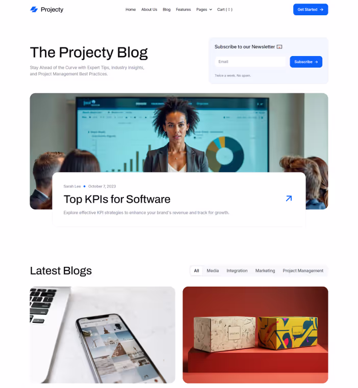 Blog V3 Page