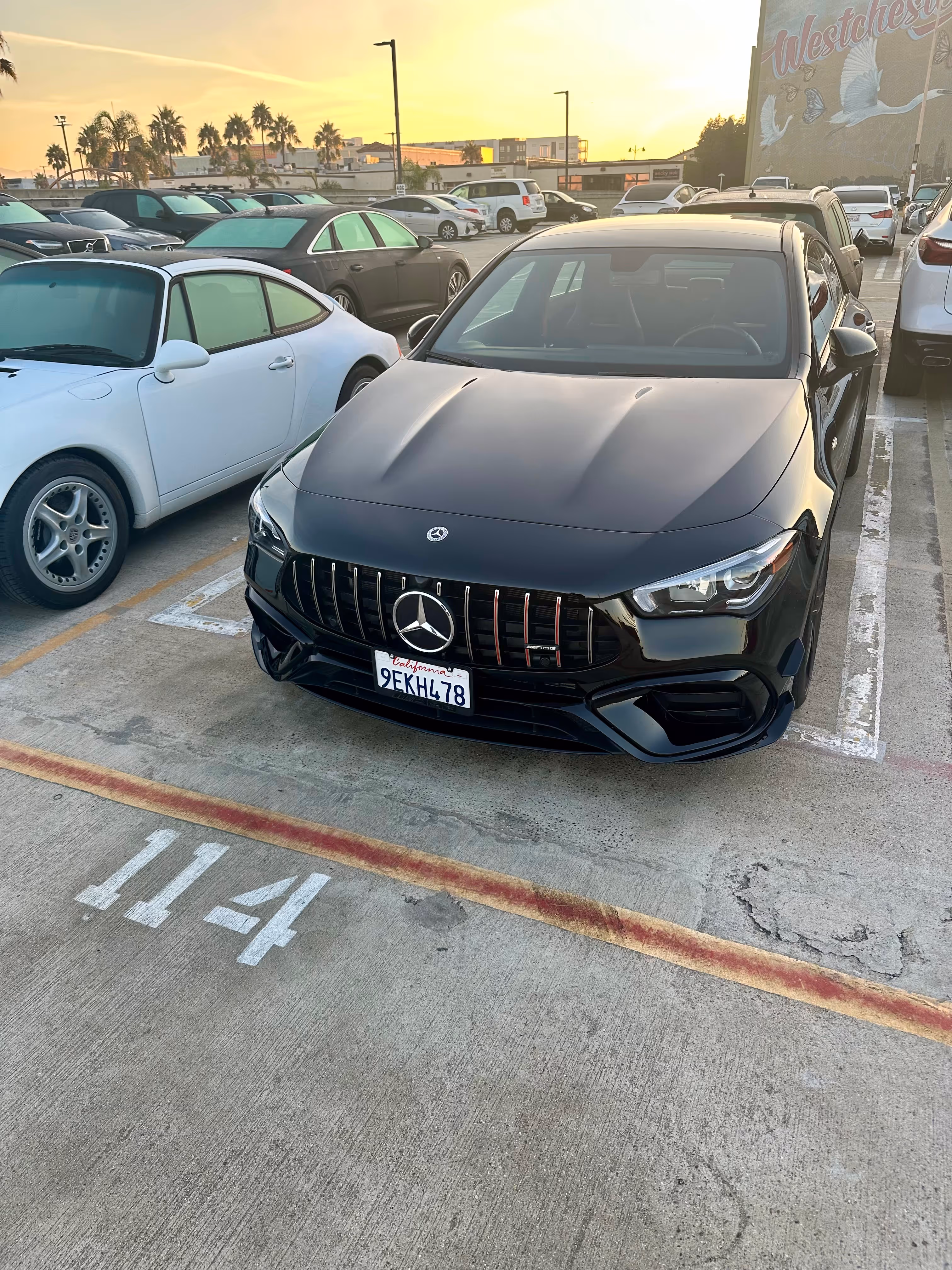 BMW car parked outdoors on the street