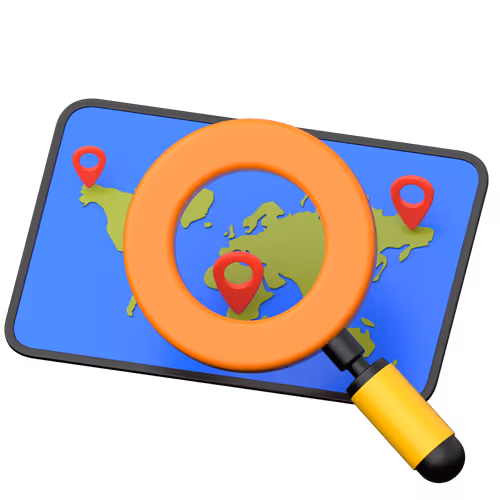 search icon of map