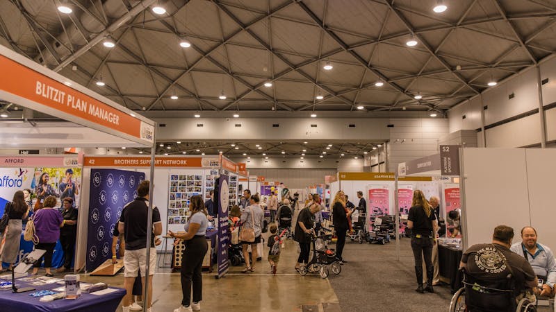 Crowd shot at Brisbane Disability Expo 2024