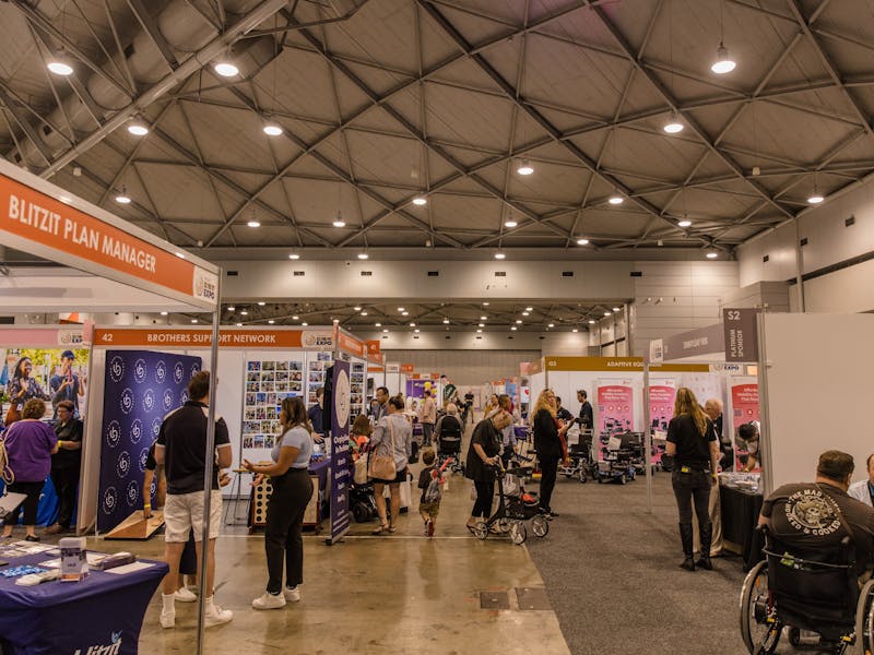 Crowd shot at Brisbane Disability Expo 2024