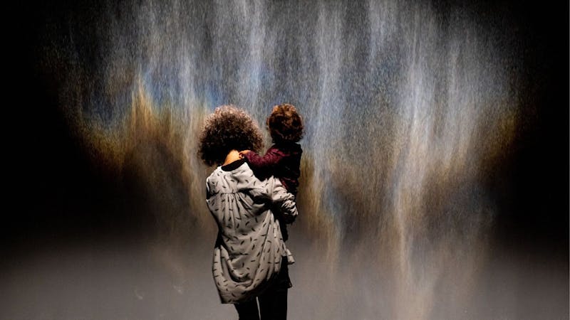 Olafur Eliasson's 'Beauty' 1993 installed at Fondazione Palazzo Strozzi, Florence, Italy,