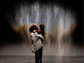 Olafur Eliasson's 'Beauty' 1993 installed at Fondazione Palazzo Strozzi, Florence, Italy,