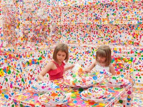 Yayoi Kusama's 'The obliteration room' 2002-present