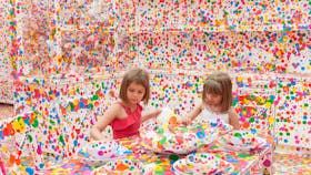 Yayoi Kusama's 'The obliteration room' 2002-present