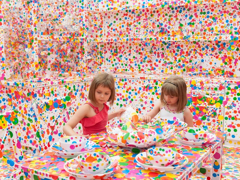 Yayoi Kusama's 'The obliteration room' 2002-present