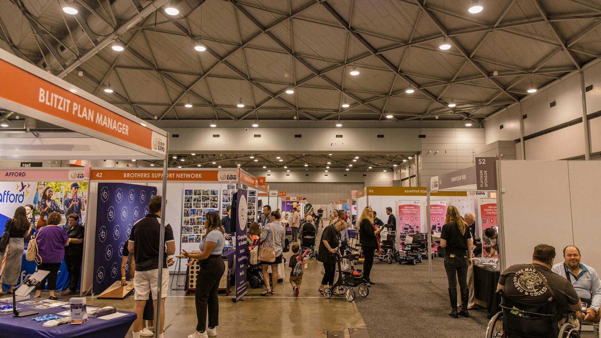 Crowd shot at Brisbane Disability Expo 2024