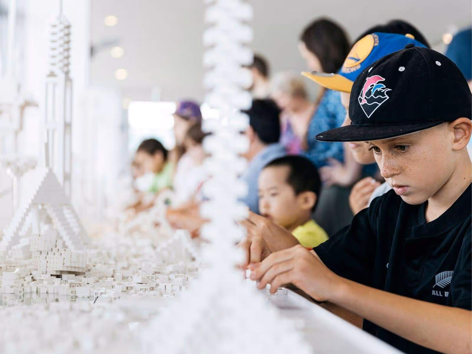 Olafur Eliasson's 'The cubic structural evolution project' 2004 installed at GOMA