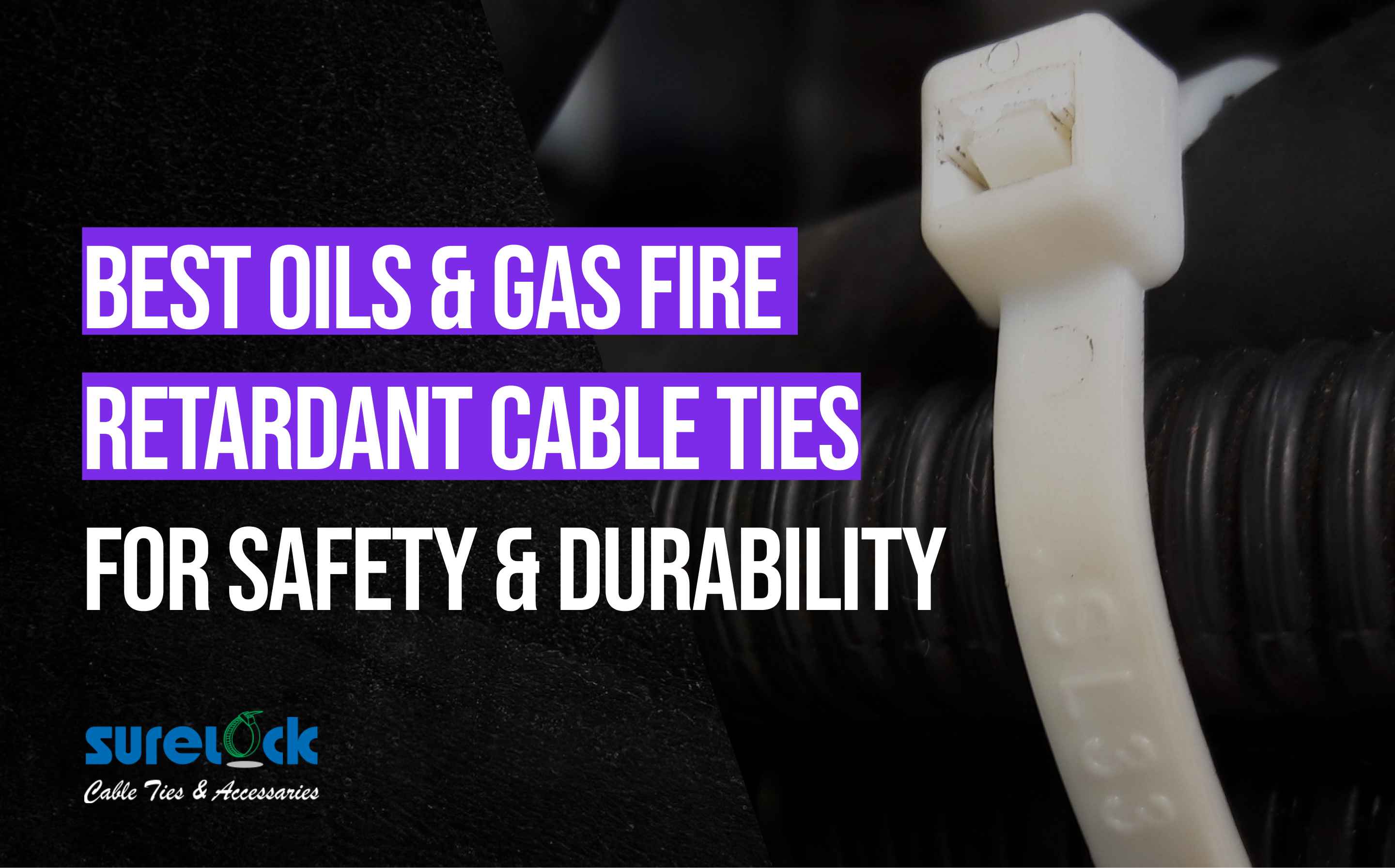 Best Oils & Gas FR Cable Ties for Safety & Durability