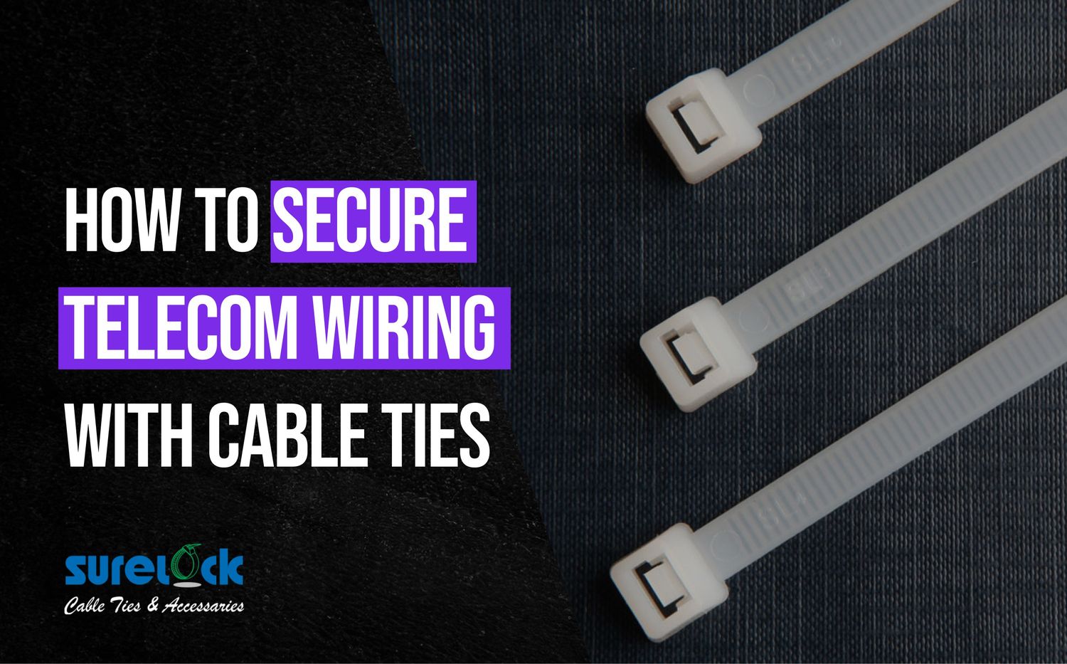 How to Secure Telecom Wiring with Cable Ties