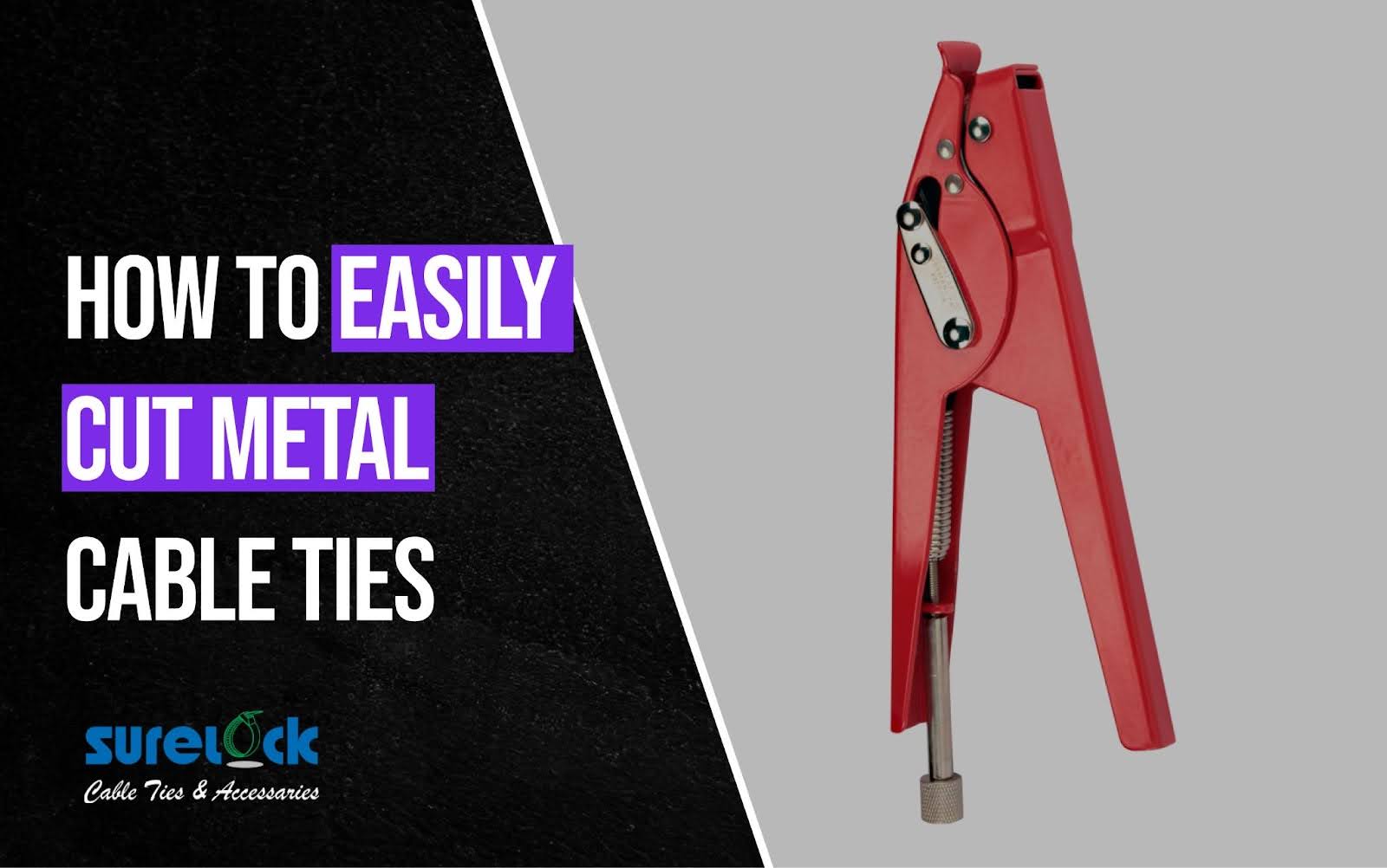 How to Easily Cut Metal Cable Ties