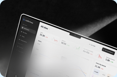 CMS dashboard on a laptop