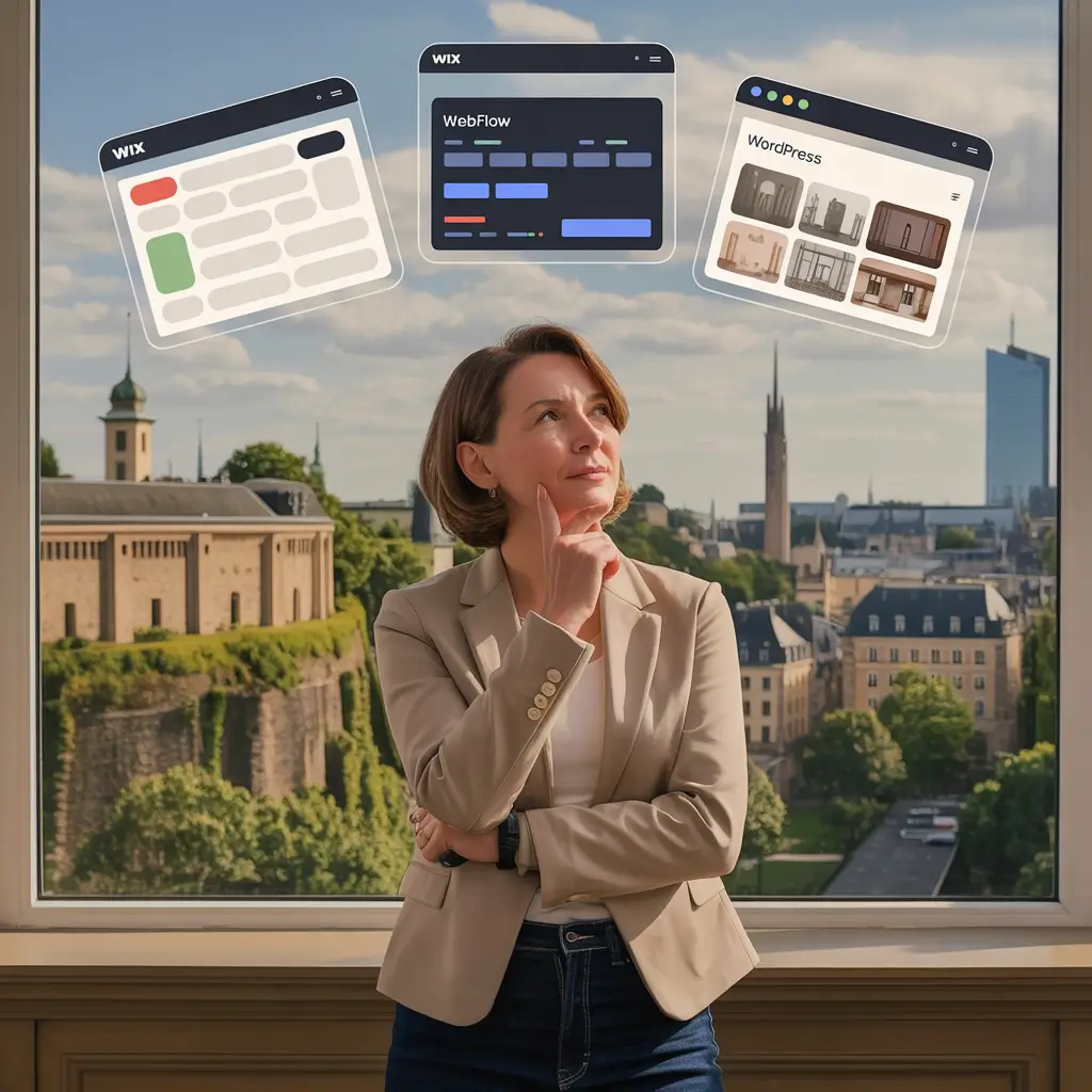 Wix, WordPress ou Webflow : quel CMS choisir pour son site au Luxembourg en 2025 ?