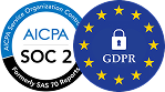 Ensure compliance and confidence with GDPR & SOC
