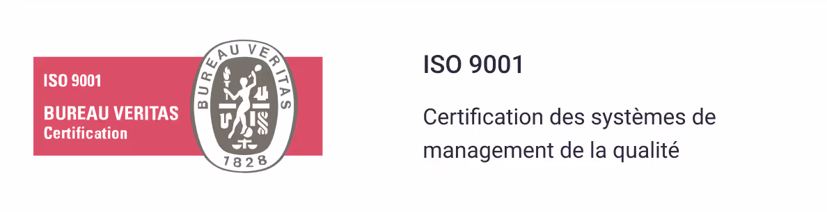 Certification ISO 9001

Certification des systèmes de management de la qualité