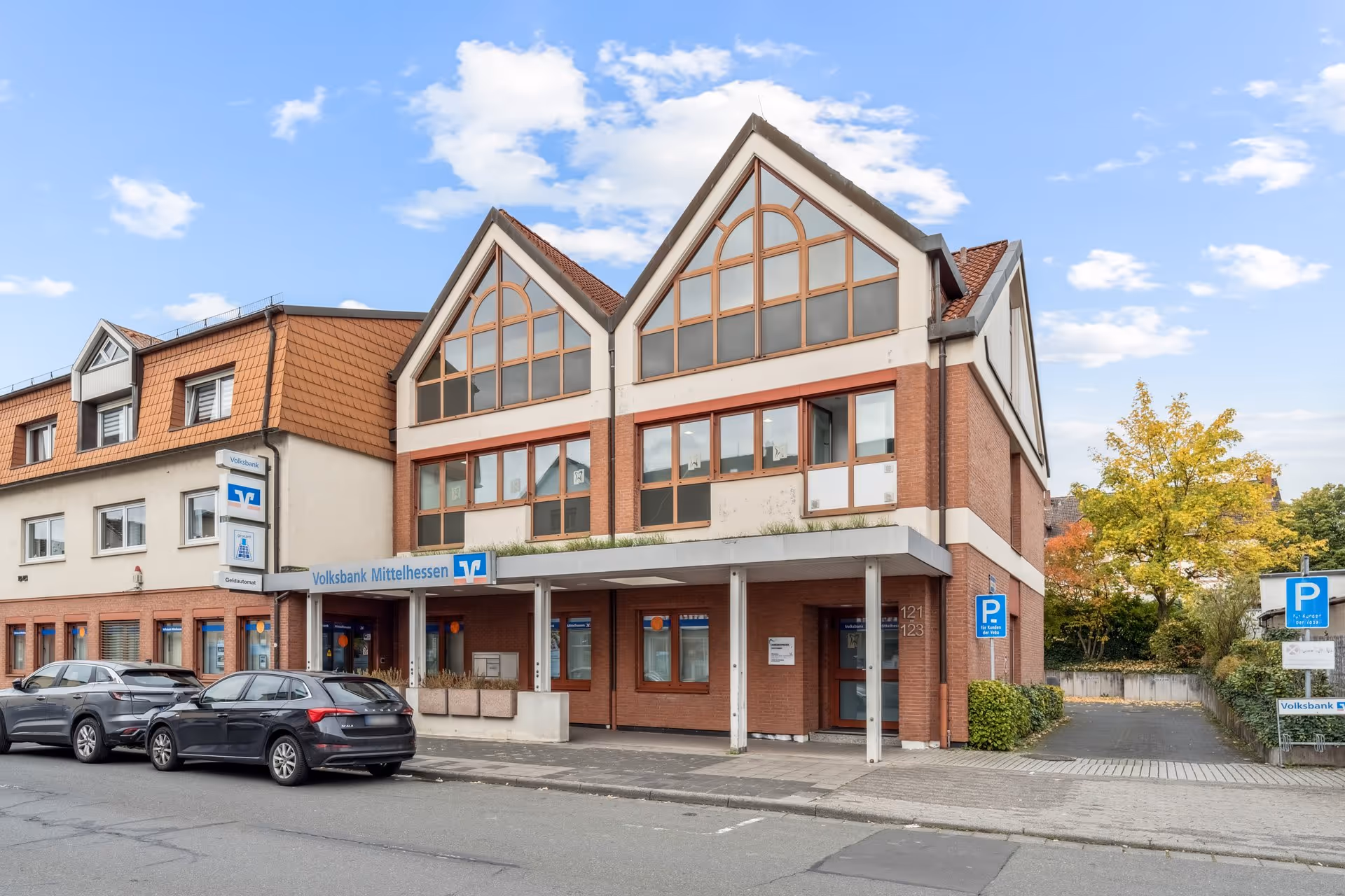 Bright attic bathroom with skylight