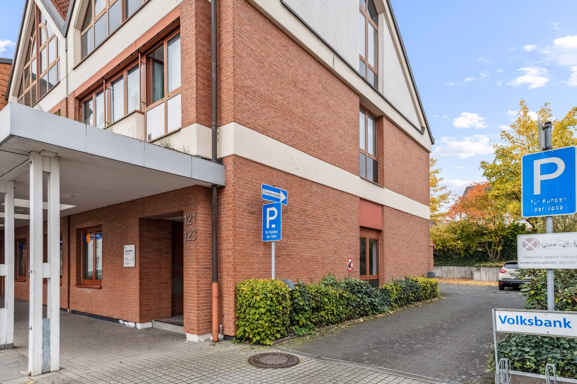 Trendy office dinning area with wood and industrial accents