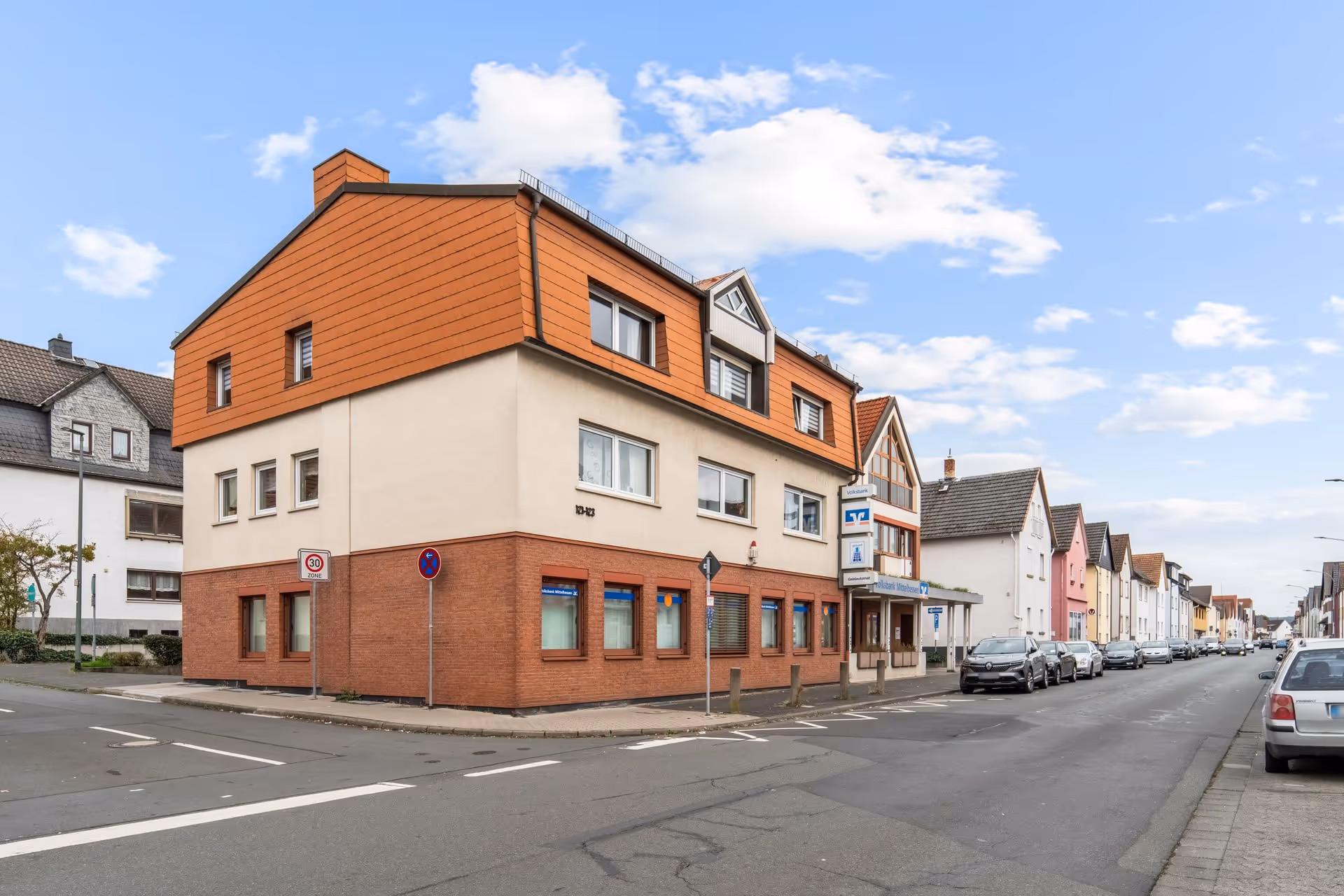 Office meeting area with glass doors and outdoor view