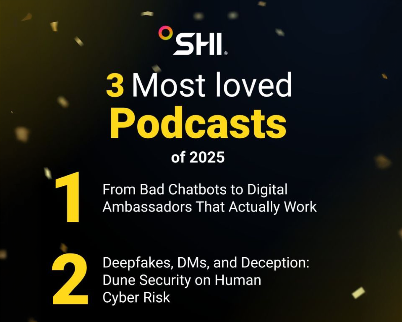 Our 3 "most loved" podcasts of 2025