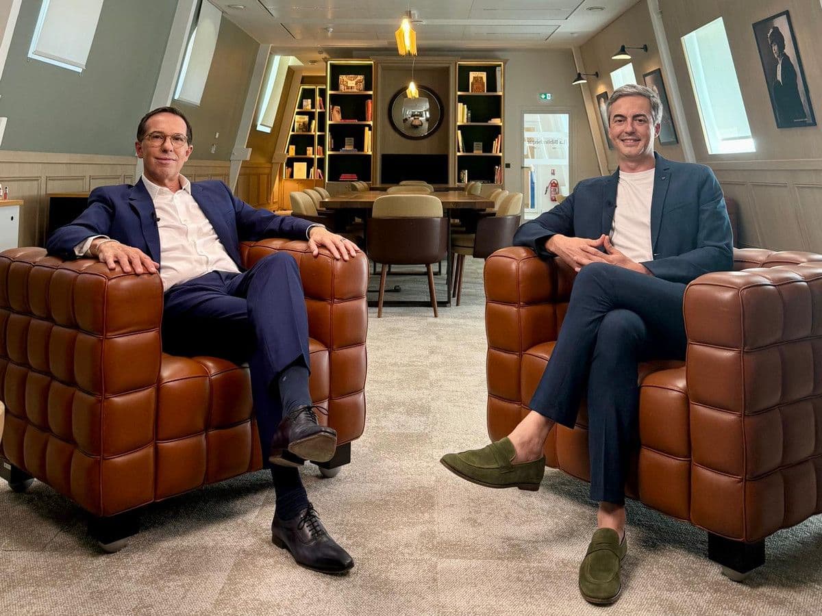 Interview entre Nicolas Chéron et le directeur général de L'Oréal Nicolas Hieronimus