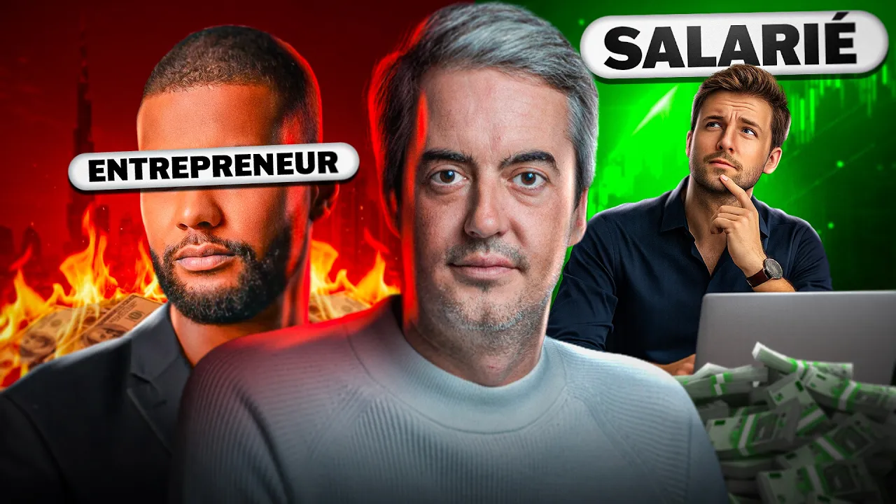 Nicolas Chéron comparant la mobilité sociale des salariés et des indépendants en France