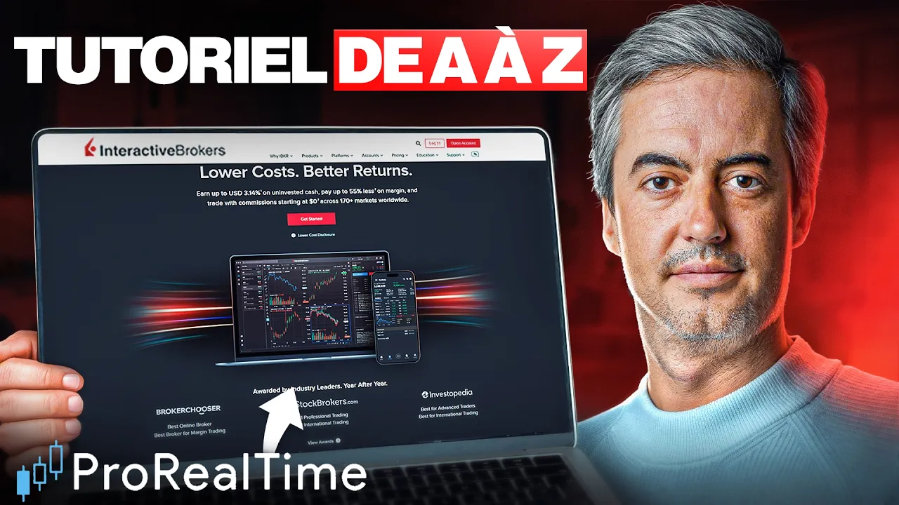 Nicolas Chéron présente la combinaison Interactive Brokers et ProRealTime Trading