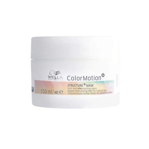 Burk med Wella Professionals ColorMotion+ Structure+ Mask – hårinpackning som stärker håret och bevarar färgens lyster.