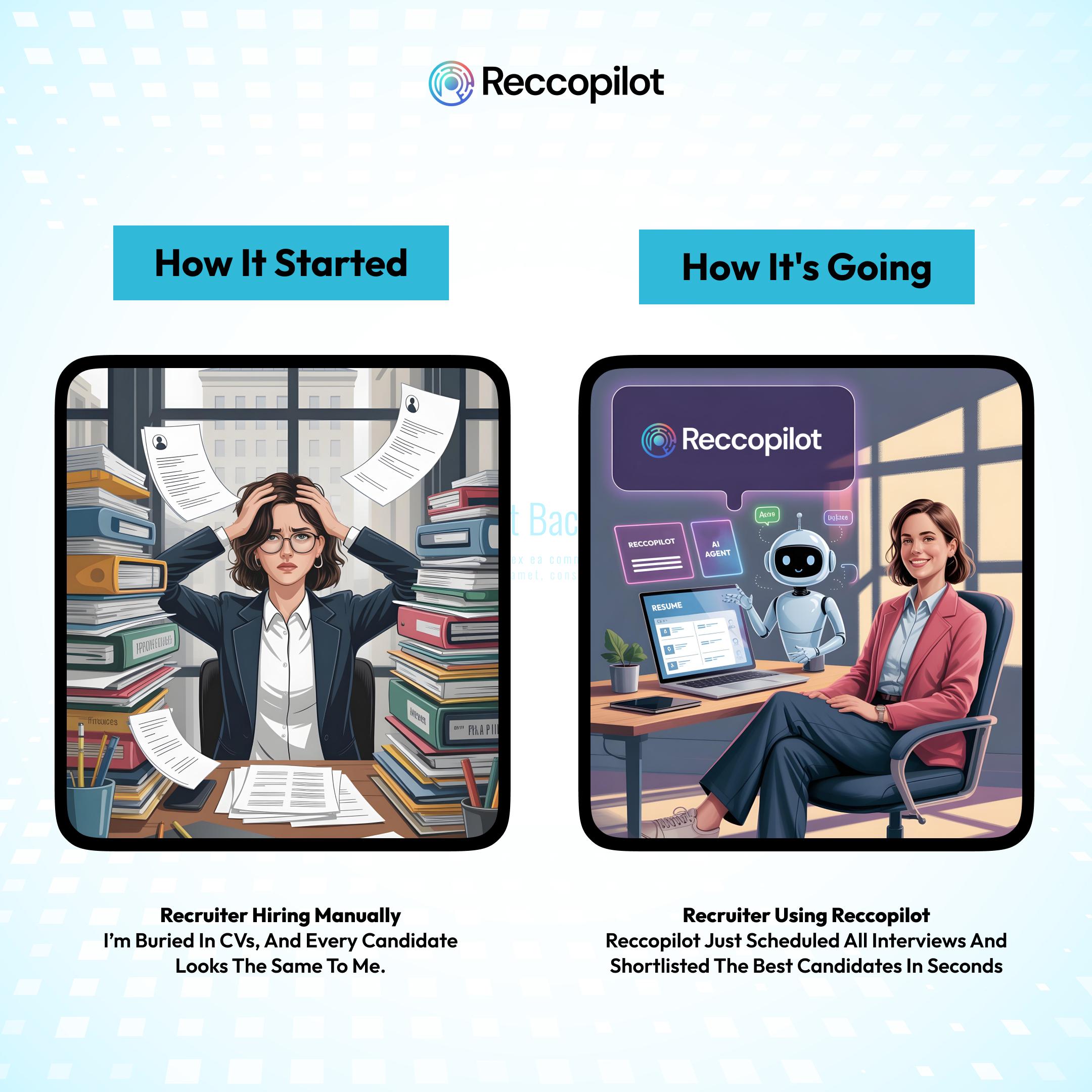 Hiring manually Vs with Reccopilot