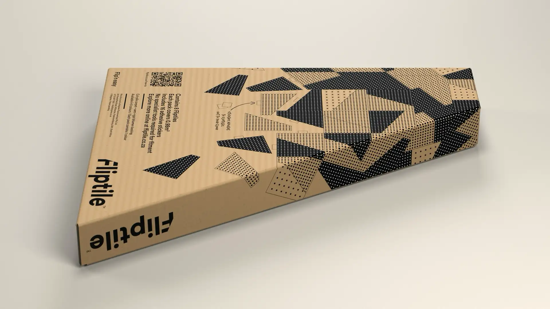 Fliptile packaging box