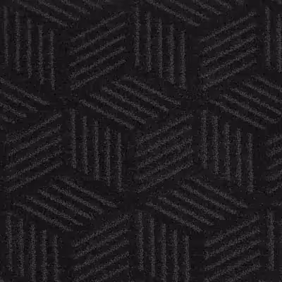 Belgotex Textured - Cubed - Charcoal Swatch