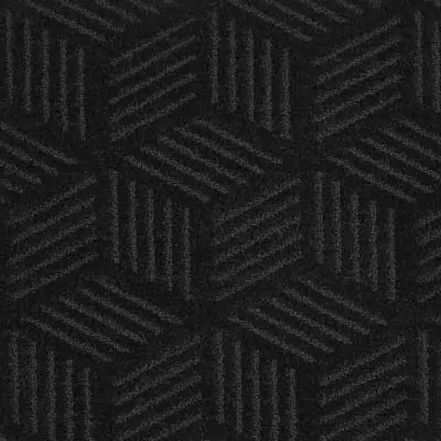 Belgotex Textured - Cubed - Charcoal Swatch