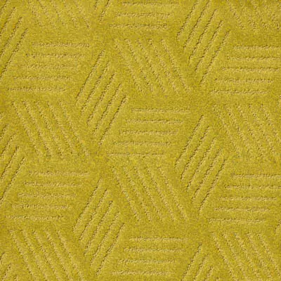 Belgotex Textured - Cubed - Mustard Swatch