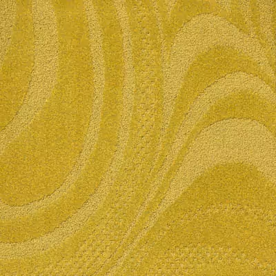 Belgotex Textured - Swirl - Mustard Swatch