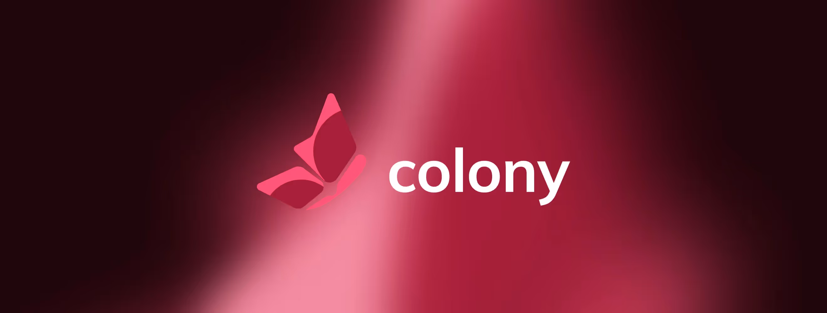 Colony butterfly logo and wordmark — case study thumbnail