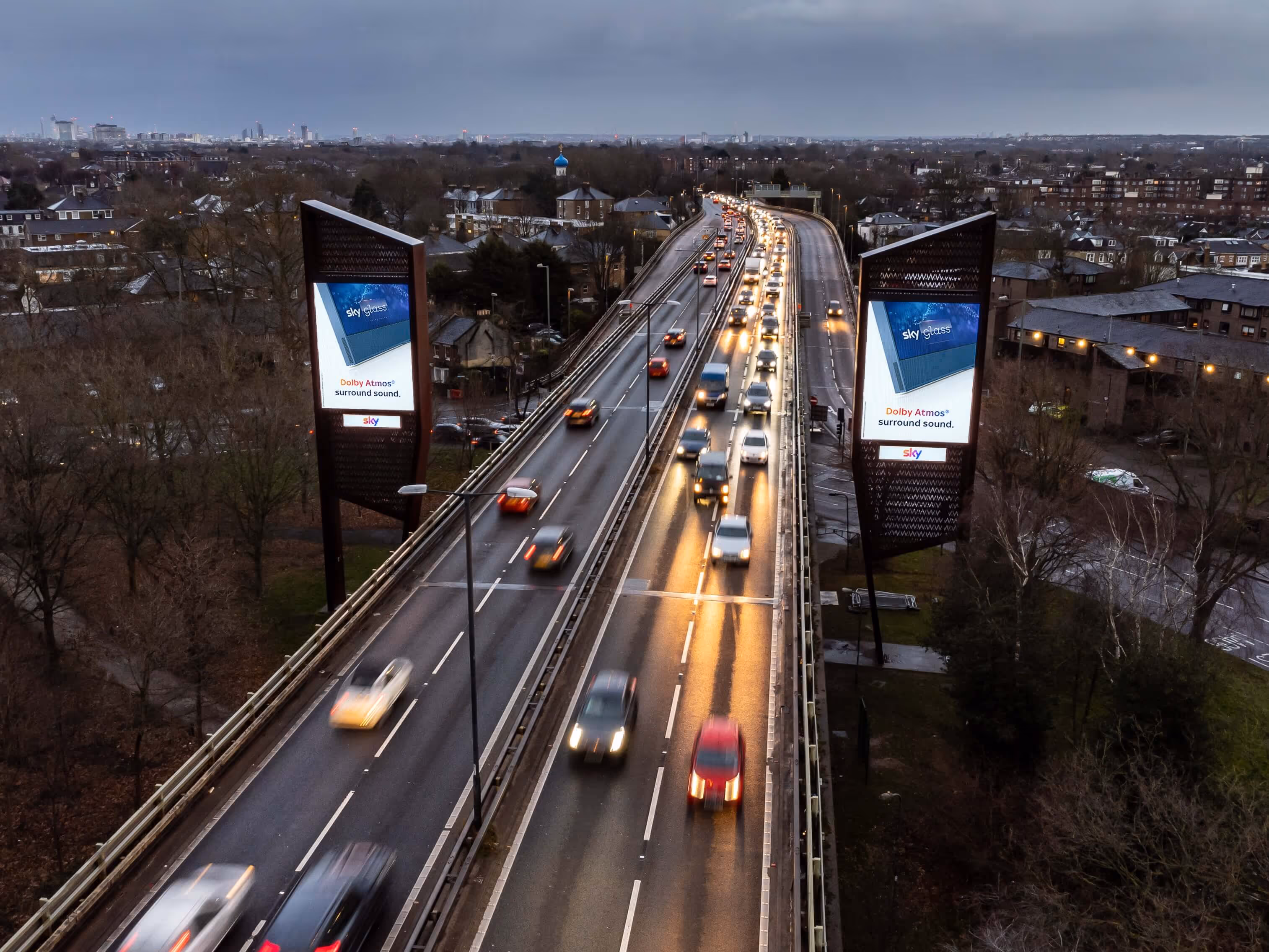 Storm site showing ad for Sky Glass