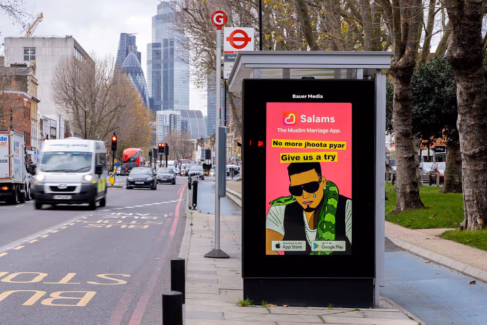 Minder App campaign on Adshel Live