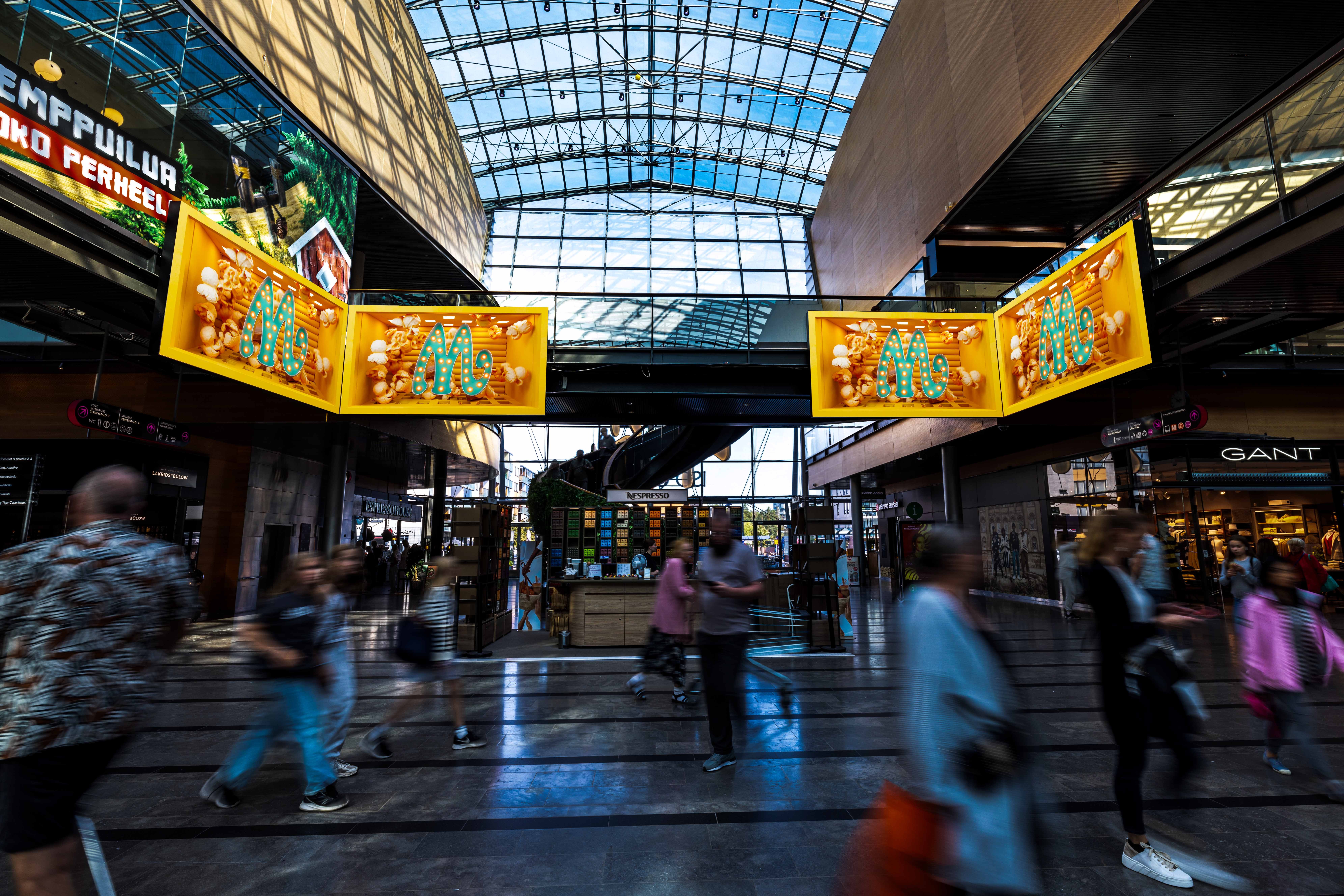 Shopping Wall_Iso Omena_Marabou