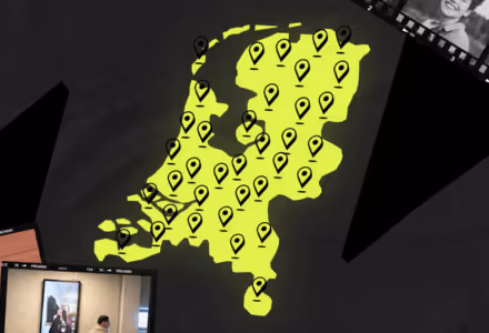 Landkaart Nederland