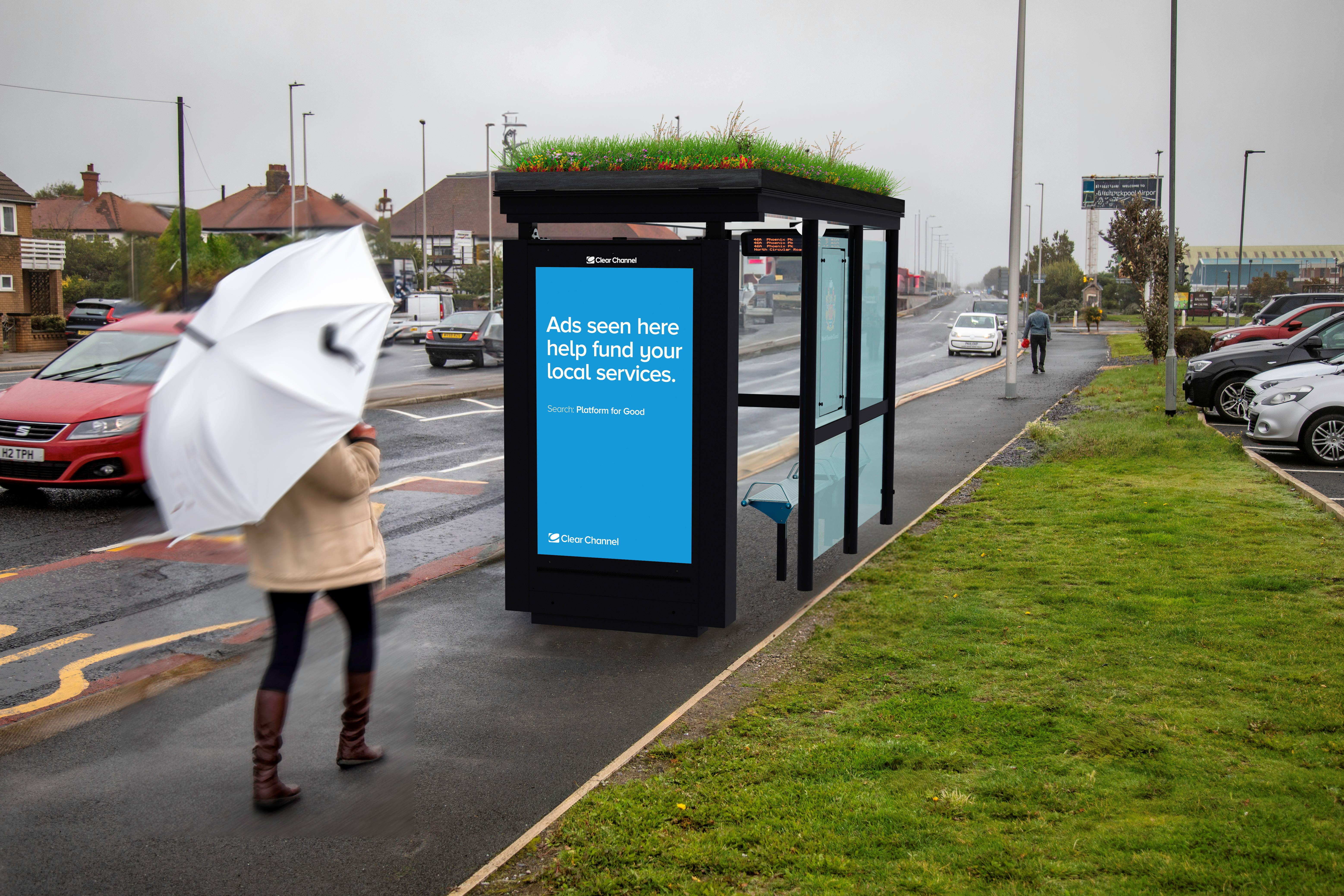 New bus shelter installed in Fylde
