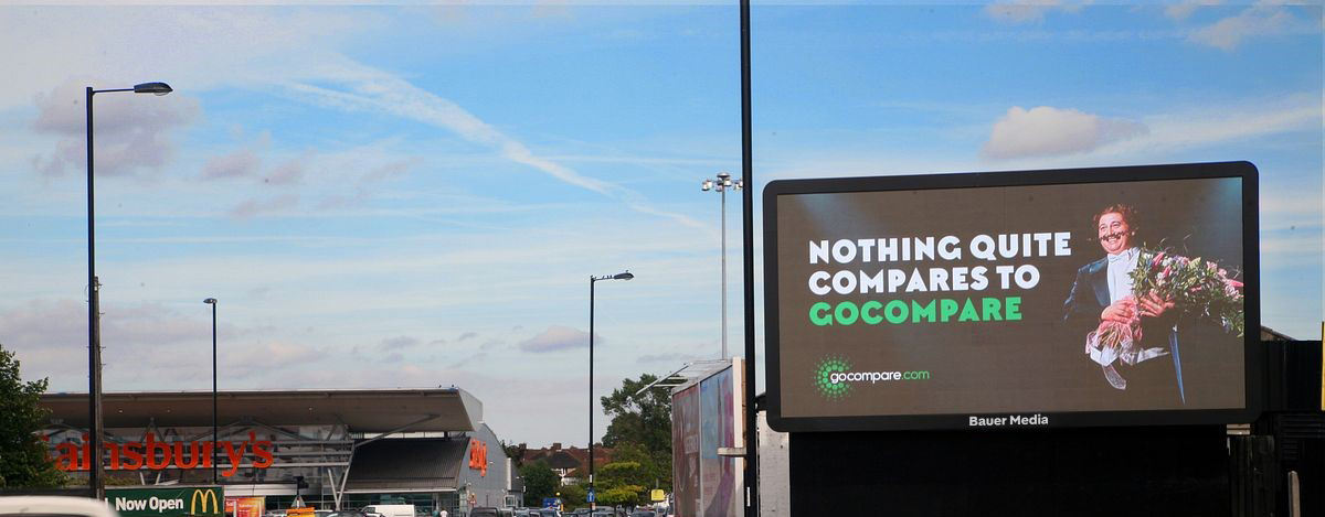 Go Compare's billboard campaign