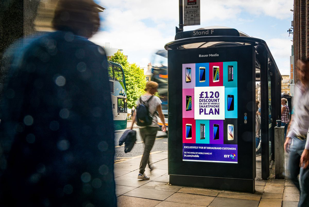 BT's Adshel Live campaign
