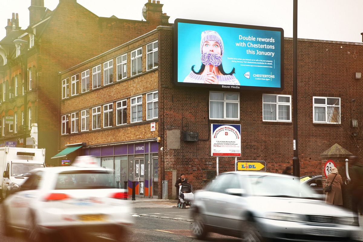 Digital billboard campaign