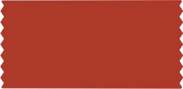 Solid rust red rectangular background with zigzag textured edges