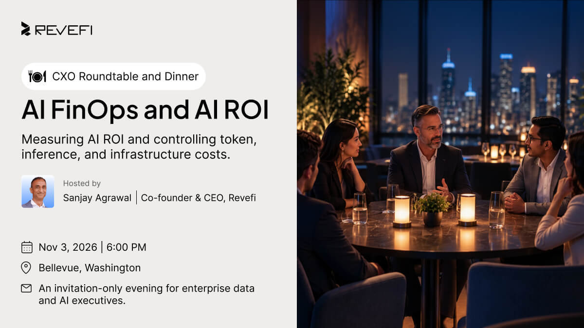 Revefi CXO Roundtable and Dinner