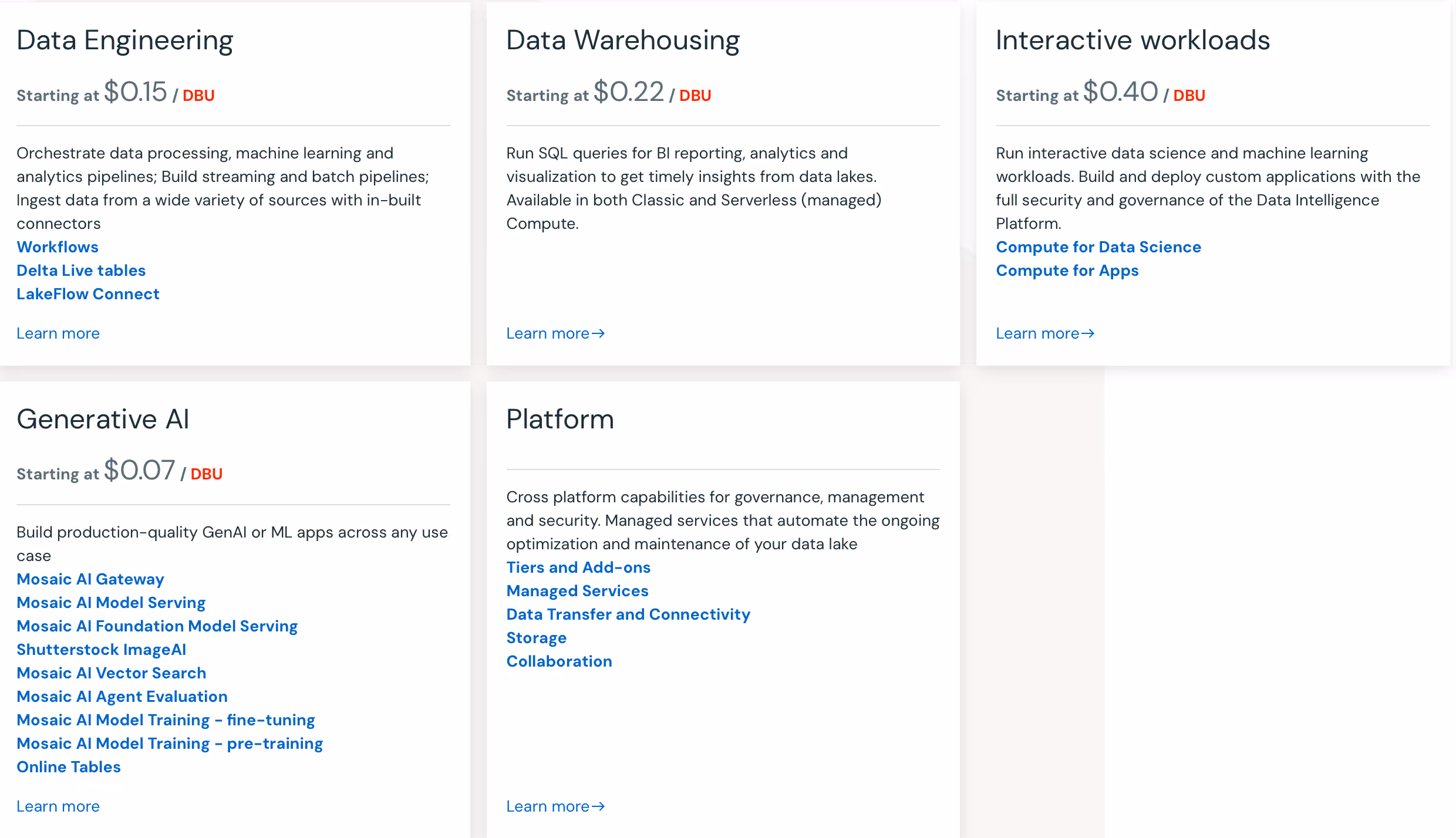 Databricks’ DBU Dilemma