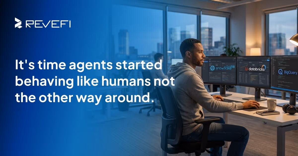 It's time agents started behaving like humans not the other way around.