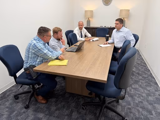 Board members in a meeting